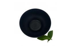 China Home Matte Black Melamine Soup Bowl Dinnerware 8'' Deep Round supplier