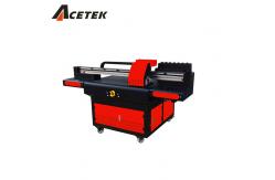 China Tx800 Xp600 Head UV Digital Printer , 60*90cm Solvent Flatbed Printer supplier