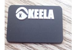 China Custom 3D Logo Rubber PVC Patches Garment Label For Clothing Mirco Injection supplier