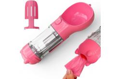 China 500ML Portable Dogs Travel Water Bottle Cup Dispenser Pet Drinking Bowl supplier