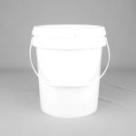 Rounded Molded Plastic Bucket 0.8-1.5mm Thickness As Required Color for sale