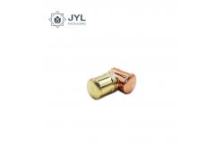 China Rose Gold Metal Perfume Bottle Lid With Custom Logo For FEA15 Bottle supplier