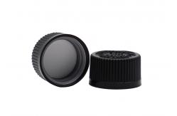 China Plastic Screw CRC Child Proof Cap 18mm Ribbed For Bottles supplier