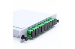 China Insertion Card SC Connector Optical 1x8 Plc Splitter supplier