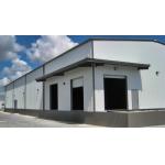 Multifunctional Q235B Q355B Steel Structure Warehouse With EPS Glass Wool Insulation for sale