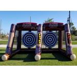 Flying Single / Double Size Interactive Game Inflatable Axe Throwing Carnival Game For Sale for sale