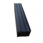 Black Aluminum Extruded Channel Structural Curtain Track Building Materials for sale
