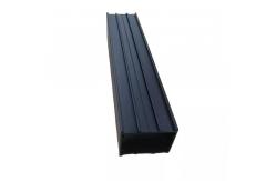 China Black Aluminum Extruded Channel Structural Curtain Track Building Materials supplier