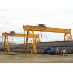 Outdoor A5 Double Beam Trolley Rail Gantry Crane 380V 50Hz 3Ph for sale