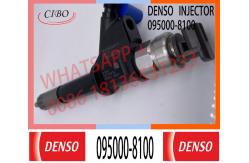 China Hot sell diesel engine common rail fuel spare parts injector 095000-8100 supplier