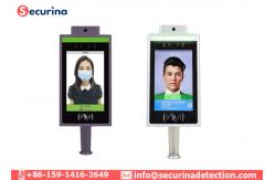 China 8inch LCD Display Face Recognition Body Temperature Measuring Thermometer For Access Control supplier
