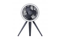 China Portable Electric Telescopic Foldable Fan Camping Rechargeable Tripod Pedestal Fan supplier