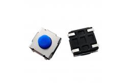 China Waterproof And Dustproof On Tact 6x6 Silicone Tactile Switch Button Pack Foot supplier
