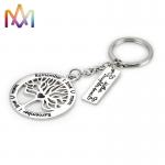 Polished SS304 Tree Of Life Keychain OEM For Mom for sale