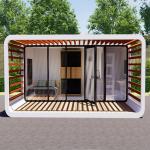 Luxurious Apple Cabin House Movable Prefabricated Container House for sale