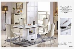China club 6 seater rectangular marble dining table furniture supplier