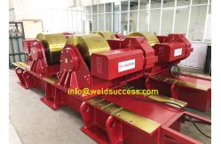 China 500T Conventional Tank Turning Rollers , Bolt Adjustment Pipe Welding Rotator Hand Control supplier