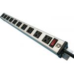 10 Way Outlets Multi Outlet Power Strip with Surge Protector / Circuit Breaker