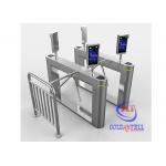 Barcode RFID Temperature Face Recognition Tripod Turnstile Gate for sale