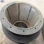 SS 304 316L Wedge wire centrifuge basket for centrifuge machine