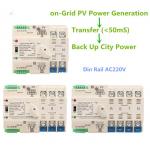 AC220V PV Solar Din Rail 2P 63A ATS Dual Power Automatic Transfer Switch
