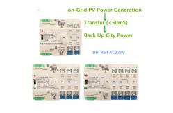 China AC220V PV Solar Din Rail 2P 63A ATS Dual Power Automatic Transfer Switch supplier