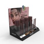 Eyeliner Pencil Counter Display Units PVC Foam Board Cosmetic Product Display Stands for sale
