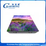 500*500mm Mobile DJ Stage Video Floor Tile Screen Indoor and Outdoor 3D LED Screen For Wedding Bar Club for sale