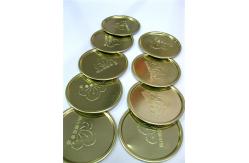 China White Tin Can Easy Open Lid / End for PET / Plastic bottle # 307 supplier