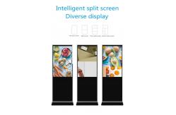 China Qunmao High Brightness Lcd Display Monitor Kiosk Indoor Bank Digital Signage supplier