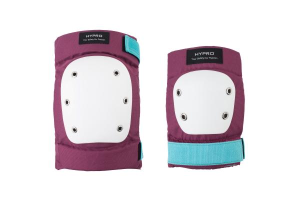 Purple Skateboarding Protective Gear Four Pack Pad Set