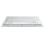 Compact IP65 Industrial Mini Keyboard 64 Keys Stainless Steel Brushed for sale