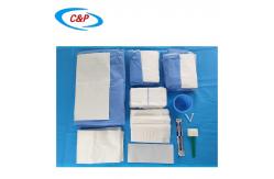 China Ergonomically Cesarean C-Section Pack Fenestrated Drape With Adhesive supplier