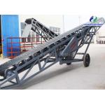 Sand Adjust Height Pu Belt Cement Conveyor Mobile Loading For Truck And Container for sale