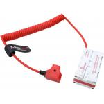 Alvin's Cables Dual-Sided NP-F Dummy Battery to Red Dtap Ultra Soft Coiled Power Cable for Atomos Ninja V|Atomos Shogun|SmallHD 702, for Sony NP-F550|F570|F770|F970, Red for sale