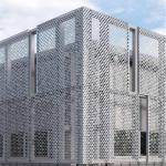 White PVDF Coating Metal Building Facades Panels 3mm Fireproof for sale