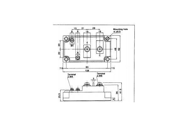 IGBT Power Module 1DI200Z-120 POWER TRANSISTOR MODULE FUJITSU IGBT Power Module