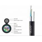 24 Core  Single Mode Outdoor Fiber Cable Self Supporting Filling Compound for sale