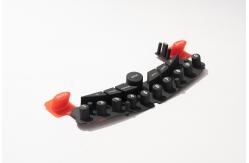 China Silicone Rubber Customized Large Conductive Key Machine Keys supplier