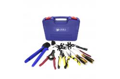 China MC4 Crimping Tool Set Open Barrel Terminals Wire Stripper Cutter supplier