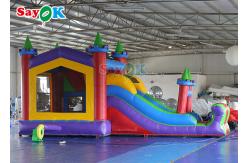 China Custom Inflatable Jumping Bounce Castle Party Wedding Bouncer House Slide Combo supplier
