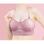 USB Electric Breast Massage Bra , ODM Electric Heated Bra PU leather material for sale