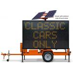 High Brightness SMD P25 1R1G1B Portable Electronic Message Boards With 360 Degree Sealed for sale