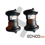 Black VIO55CR Mini Excavator Rollers Bottom Track Rollers For Yanmar Digger Parts for sale