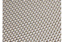 China Wall Cladding Atlantic Architectural Metal Fabric With Crimped Flat Wire supplier