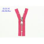12 Inch Garments Closed End Zip Gold Metal Euro Teeth For Coverall / T - Shit for sale