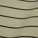Summer Suiting Vertical Stripe Fabric Wool Cashmere 275gsm Serge Twill Fabric for sale