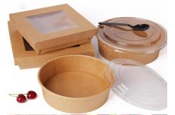 China 20 OZ FOOD PACKAGING PRODUCTS MICROWAVABLE DISPOSABLE BOWLS CARDBOARD FOOD BOWLS SQUARE PAPER BOWLS supplier