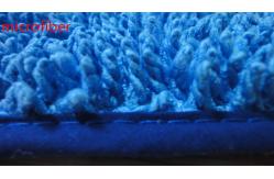 China Textiles Microfiber Wet Mop Pads Blue Twisting Fabric 13*47cm High Aborbent supplier