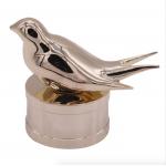 Modern And Fashionable Zinc Alloy Perfume Bottle Caps With Custom Bird Design For High-End Fragrances for sale